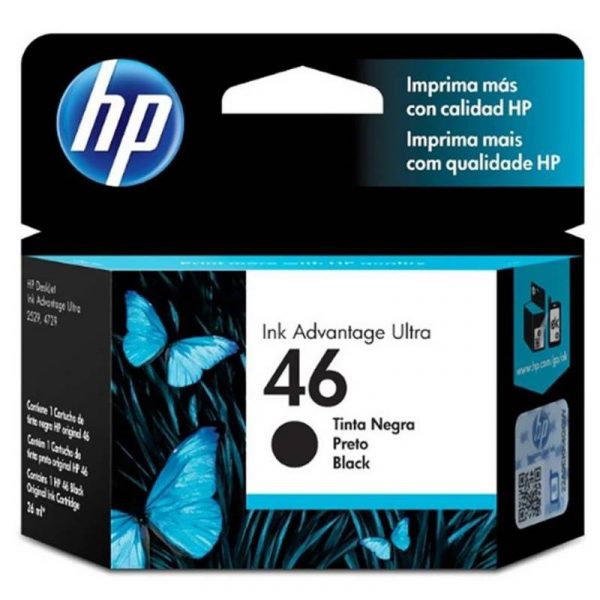 Tinta Hp 46 Original Black