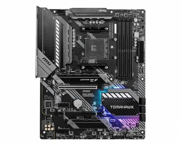 Placa Madre MSI MAG B550 Tomahawk, Socket AM4, B550 SATA 6Gb/s, ATX, DDR4 -  AMD Ryzen - Imagen 2